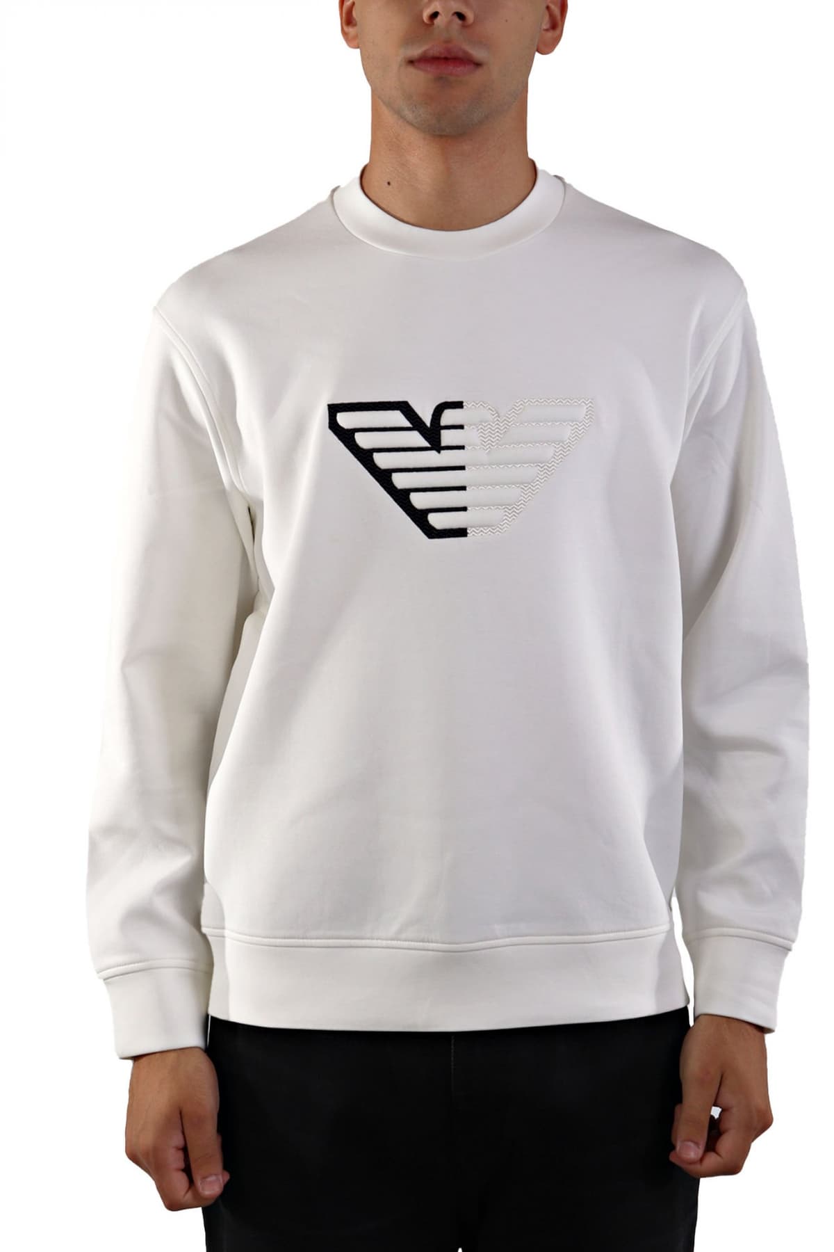 EMPORIO ARMANI ΦΟΥΤΕΡ BIG EAGLE LOGO ΛΕΥΚΟ