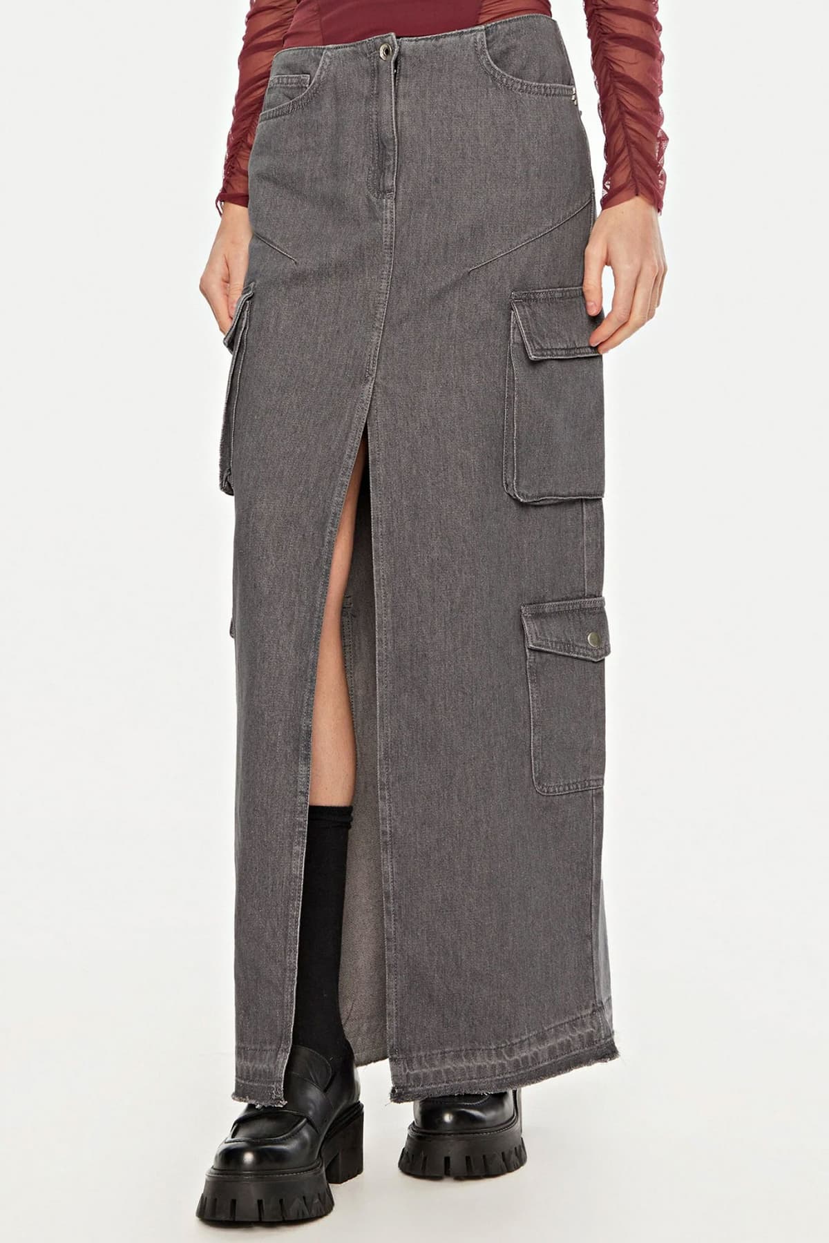 Women's Skirts Patrizia Pepe Gray