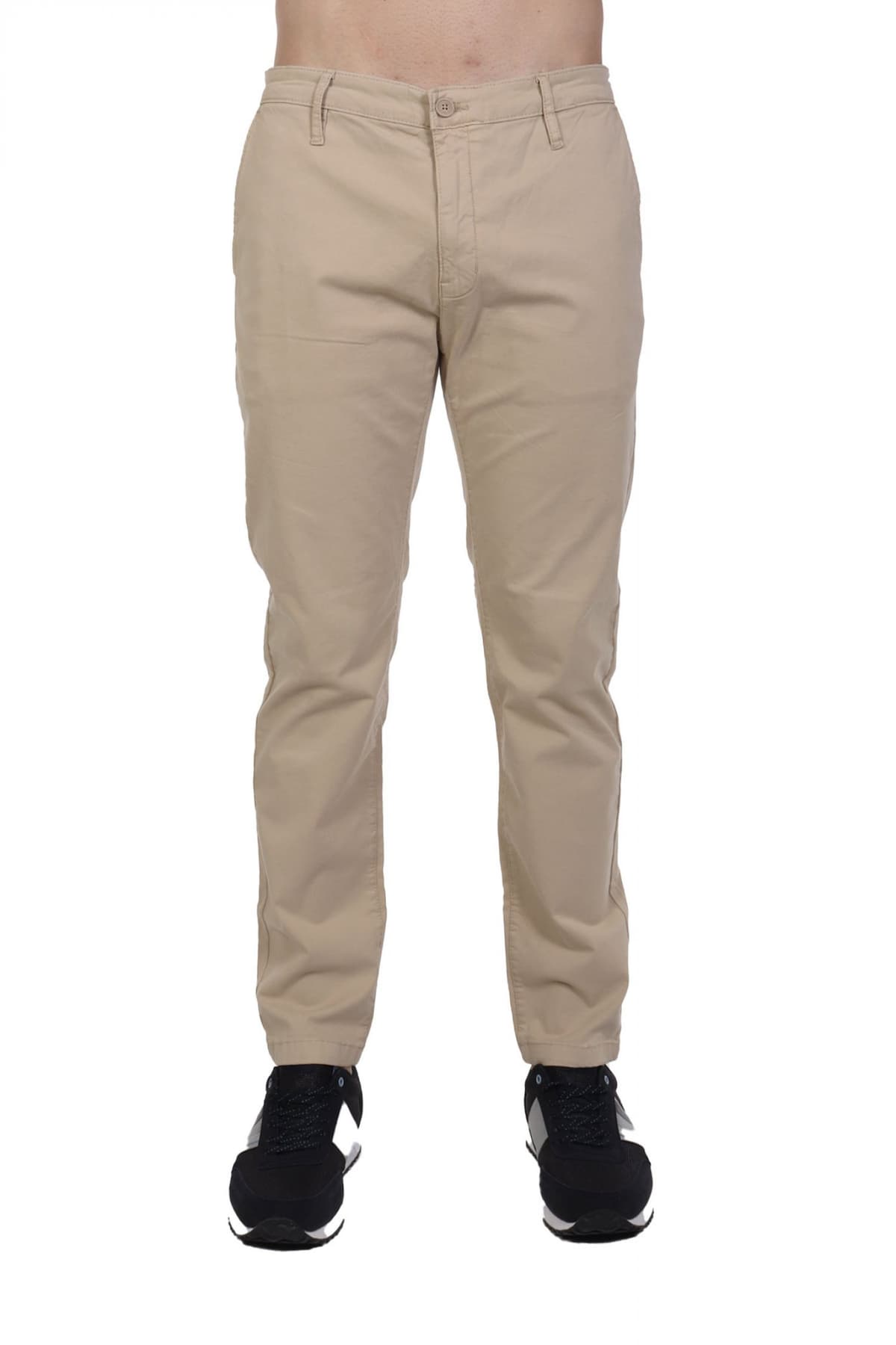 GUESS JEANS ΠΑΝΤΕΛΟΝΙ CHINO SLIM FIT ΜΠΕΖ