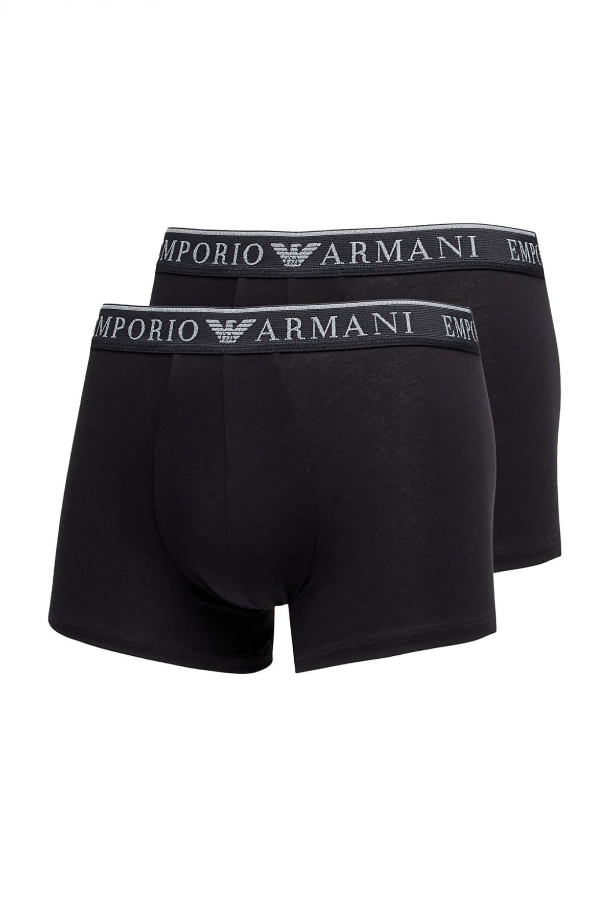 EMPORIO ARMANI ΕΣΩΡΟΥΧΑ 2PACK TRUNK COTTON STRETCH ΜΠΛΕ-ΧΑΚΙ