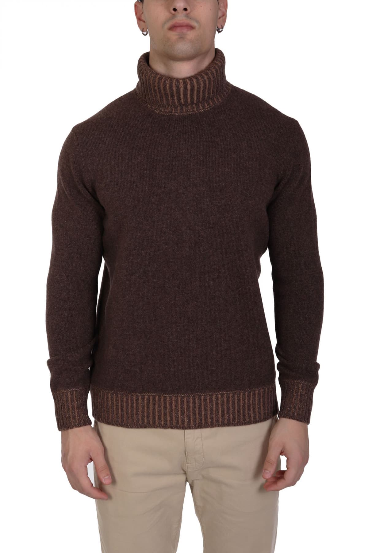 GRAN SASSO ΠΛΕΚΤΟ TURTLE NECK ΚΑΦΕ