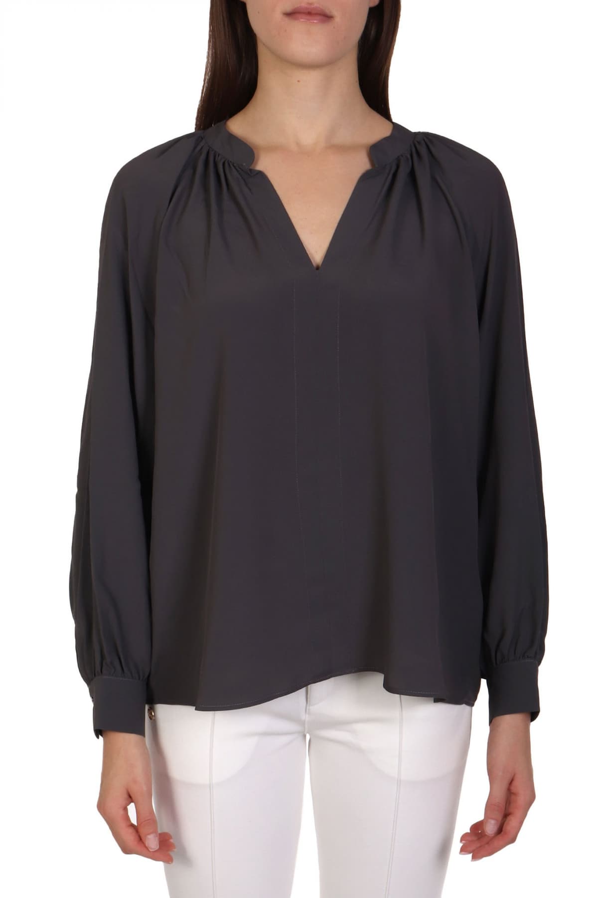 MARELLA EMME ΜΠΛΟΥΖΑ EXTRA ΣΚΟΥΡΟ ΓΚΡΙ