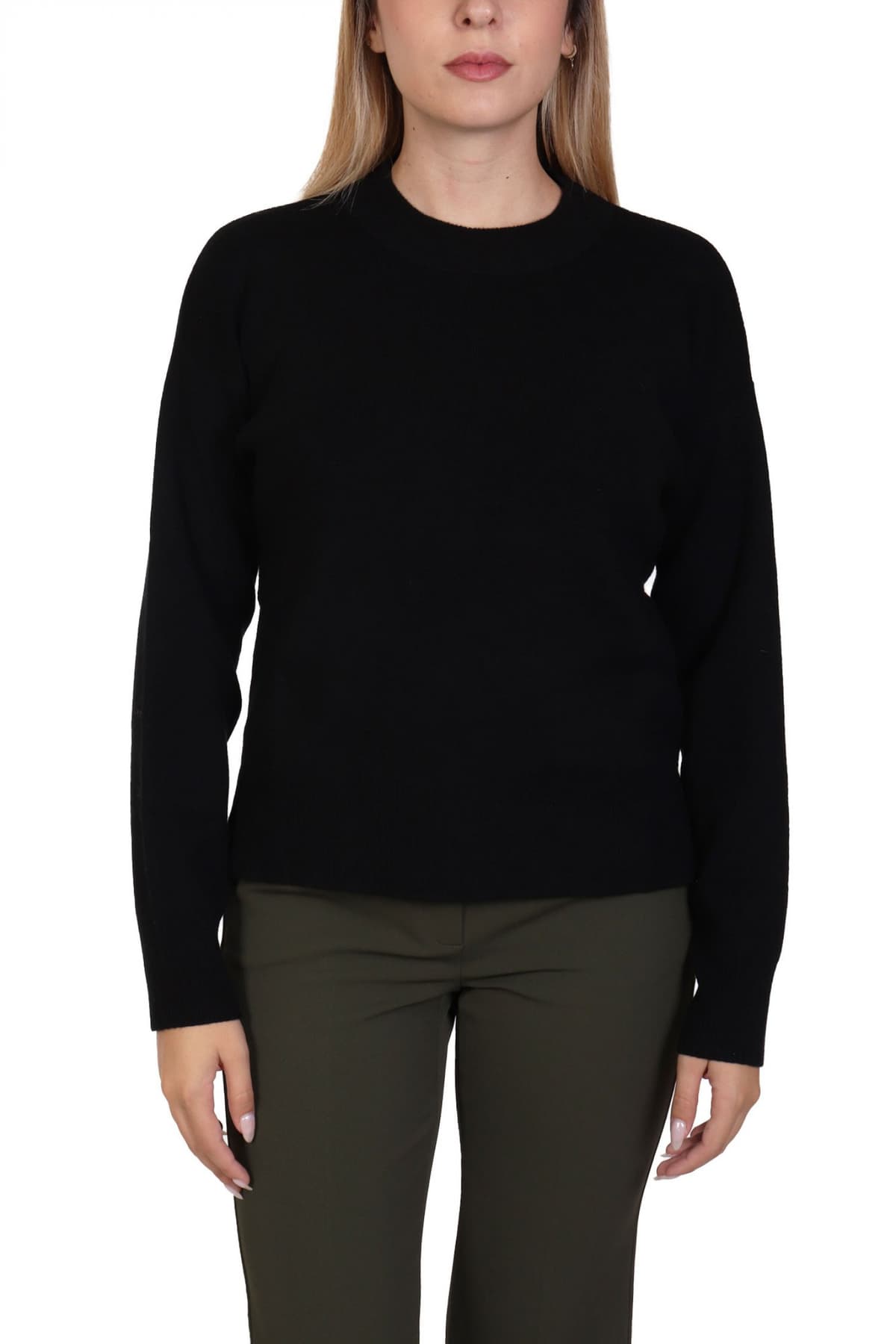 MARELLA EMME ΜΠΛΟΥΖΑ AGNELLI ΠΛΕΚΤΗ ΜΑΥΡΟ