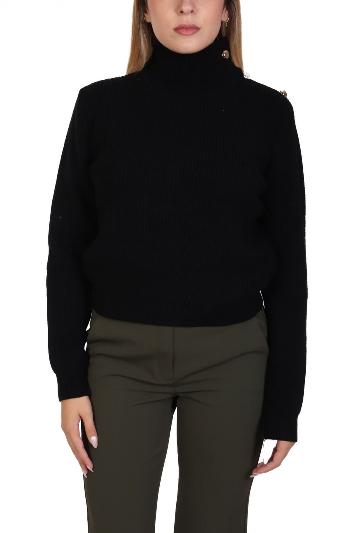 MARELLA EMME ΜΠΛΟΥΖΑ JEFF ΠΛΕΚΤΗ ΖΙΒΑΓΚΟ ΜΑΥΡΟ