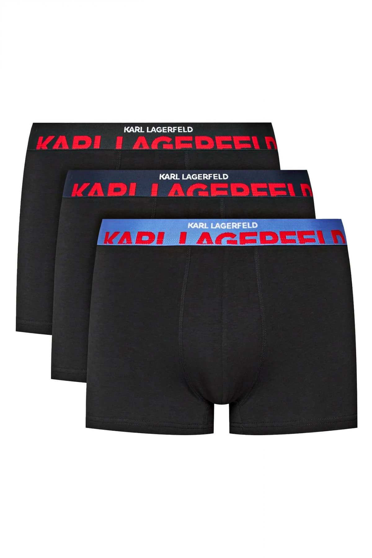KARL LAGERFELD ΕΣΩΡΟΥΧΑ 3PACK TRUNK DOUBLE LOGO ΜΑΥΡΟ