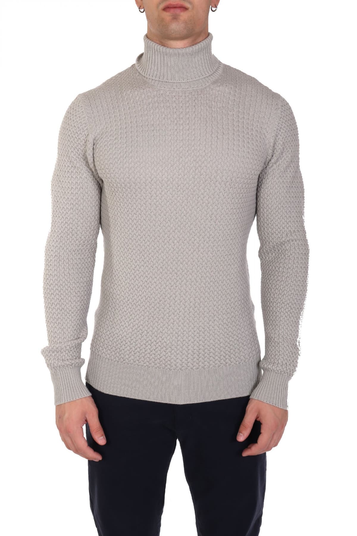 GRAN SASSO ΠΛΕΚΤΟ TURTLE NECK ΜΠΛΕ