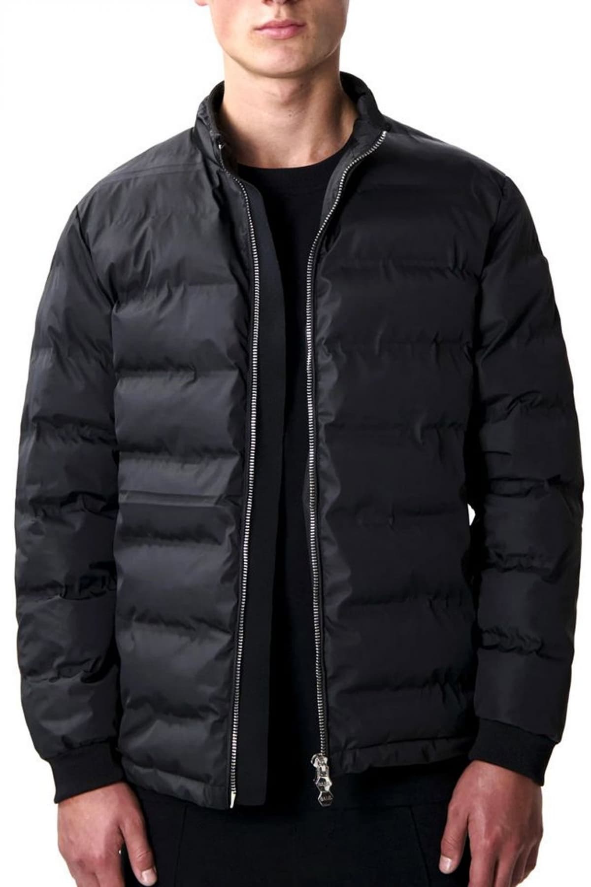 BARL. ΜΠΟΥΦΑΝ PUFFER Q-SERIES REGULAR FIT ΜΕΤΑΛΛΙΚΟ LOGO ΜΑΥΡΟ