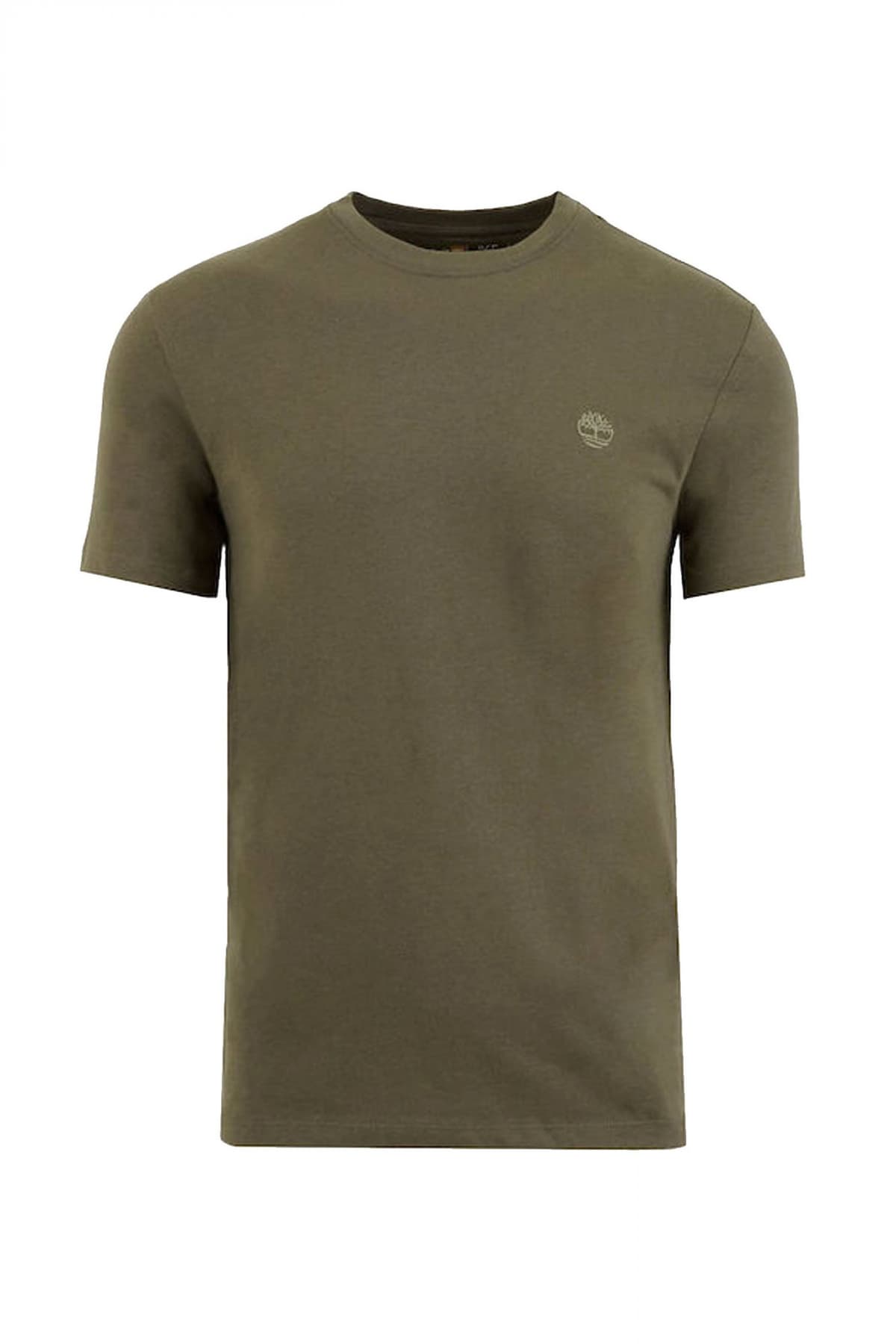 TIMBERLAND T-SHIRT SLIM FIT LOGO ΧΑΚΙ