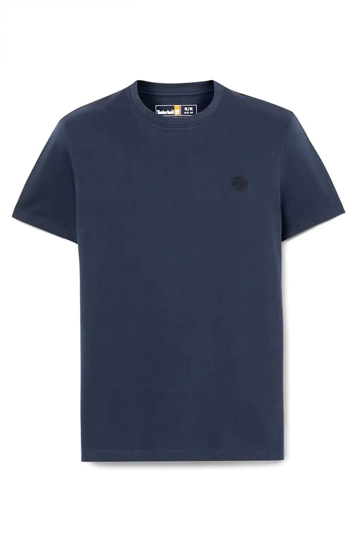 TIMBERLAND T-SHIRT SLIM FIT LOGO ΜΠΛΕ