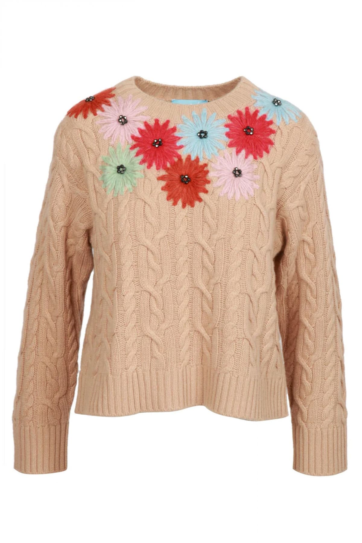 MAX MARA WEEKEND ΠΛΕΚΤΟ SASIA ΚΕΝΤΗΜΑ ΚΑΜΕΛ