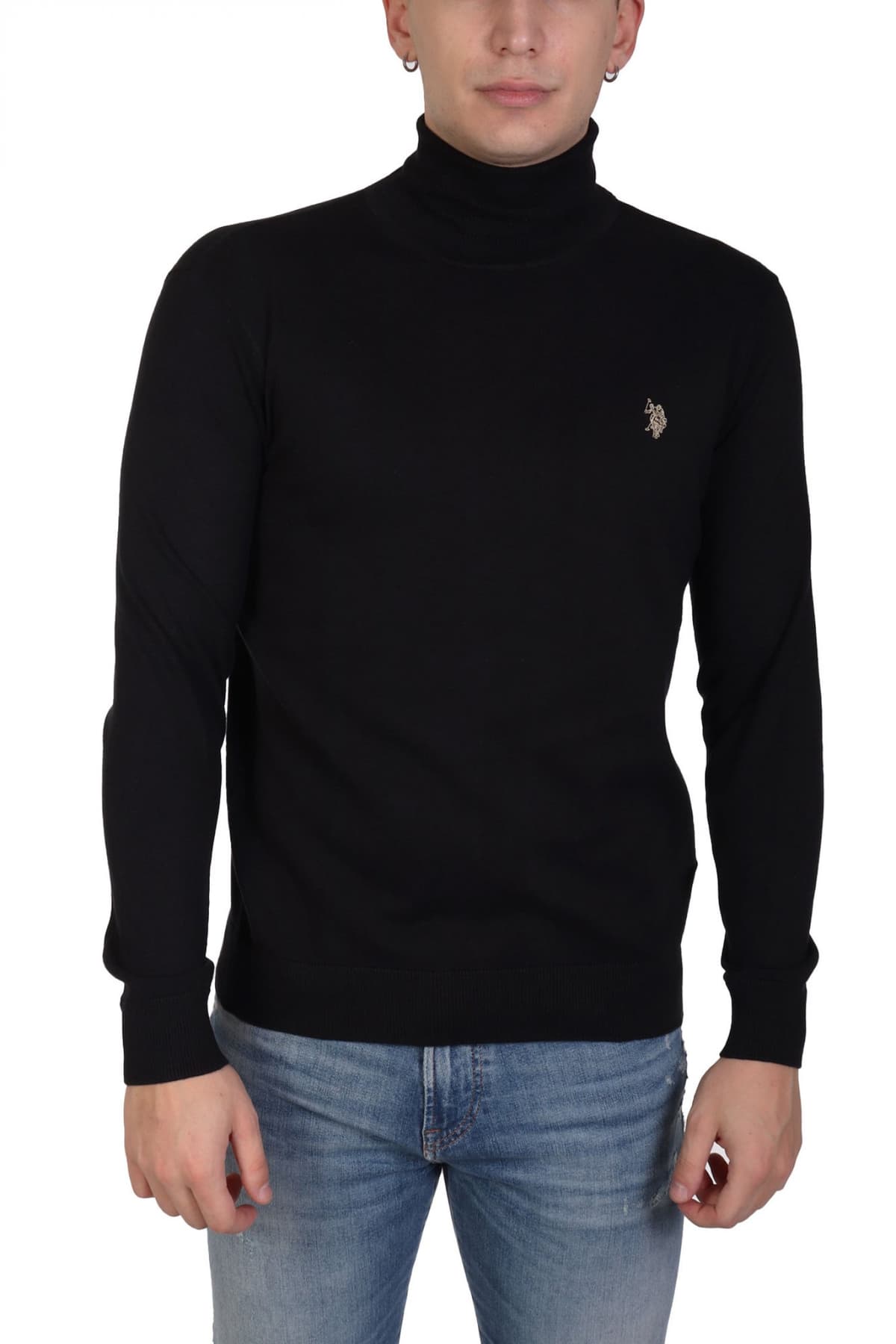 Men's Turtlenecks U.S. Polo Assn Black