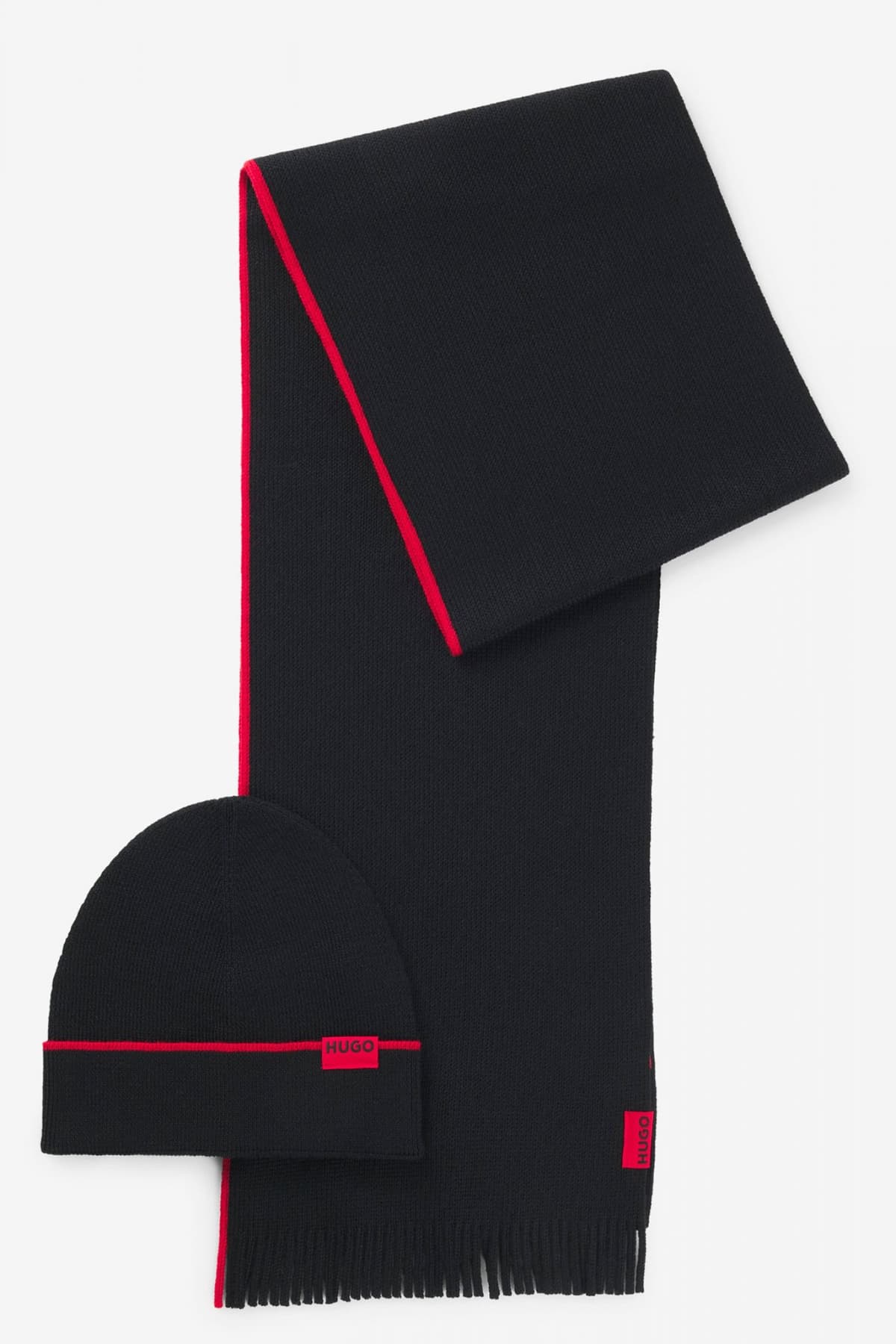 Men's Scarves Hugo Black