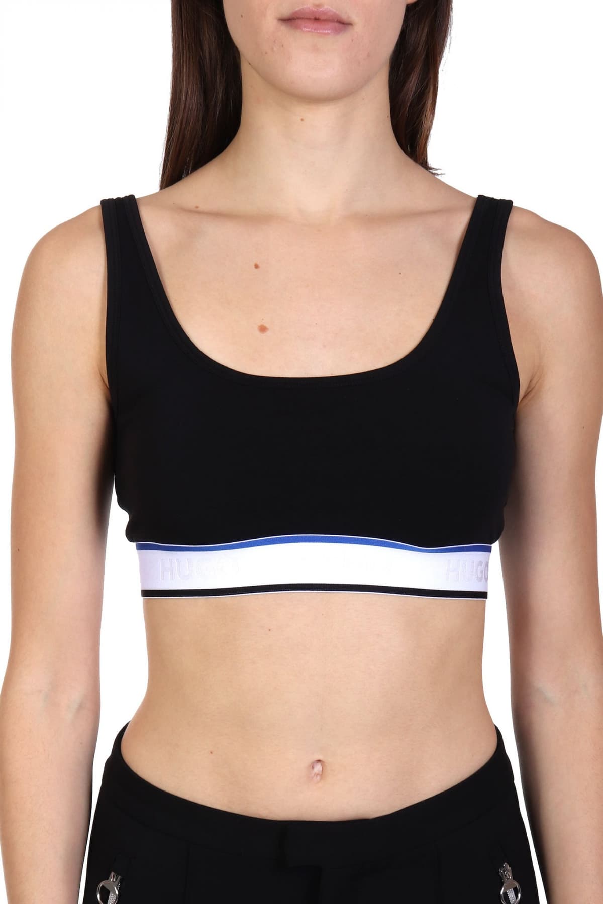 HUGO BLUE TOP BRALETTE BLUE ΛΑΣΤΙΧΟ ΜΑΥΡΟ