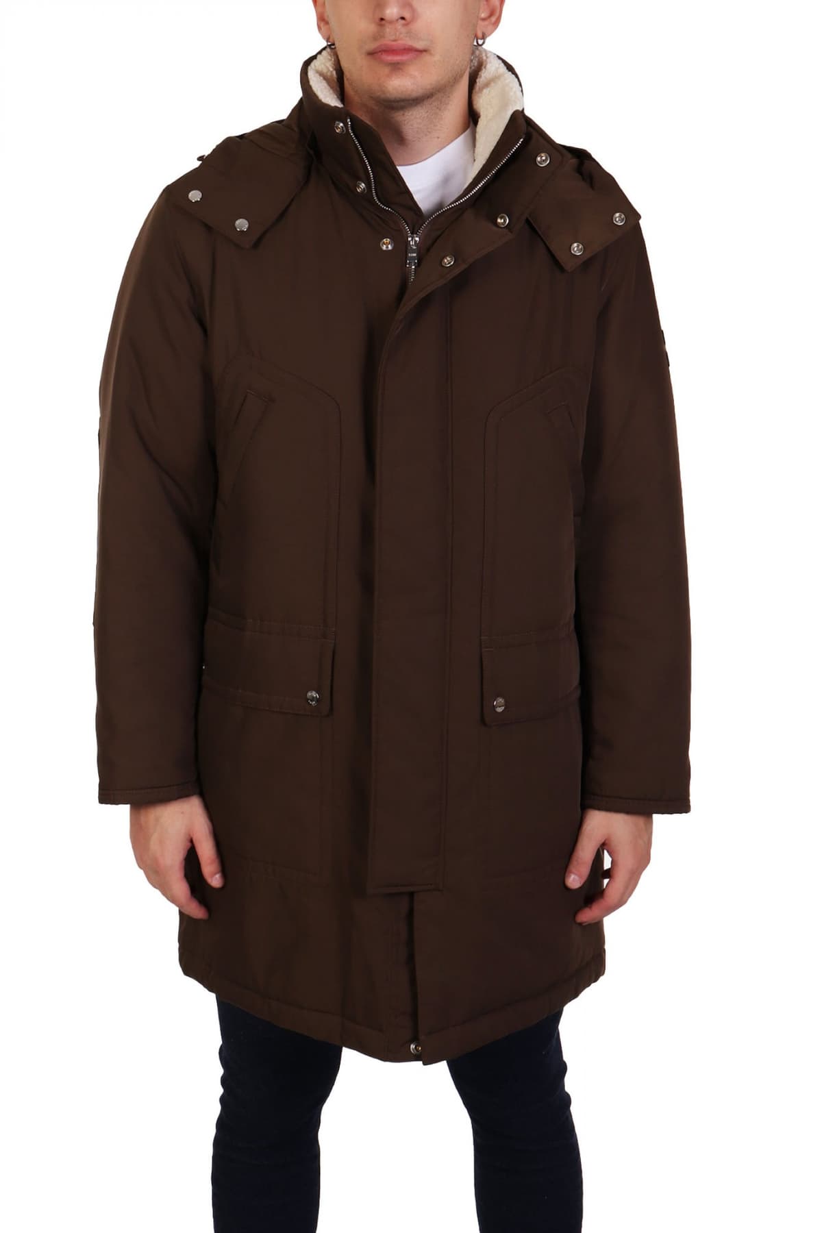 Men's Jackets & Coats Boss Khaki
