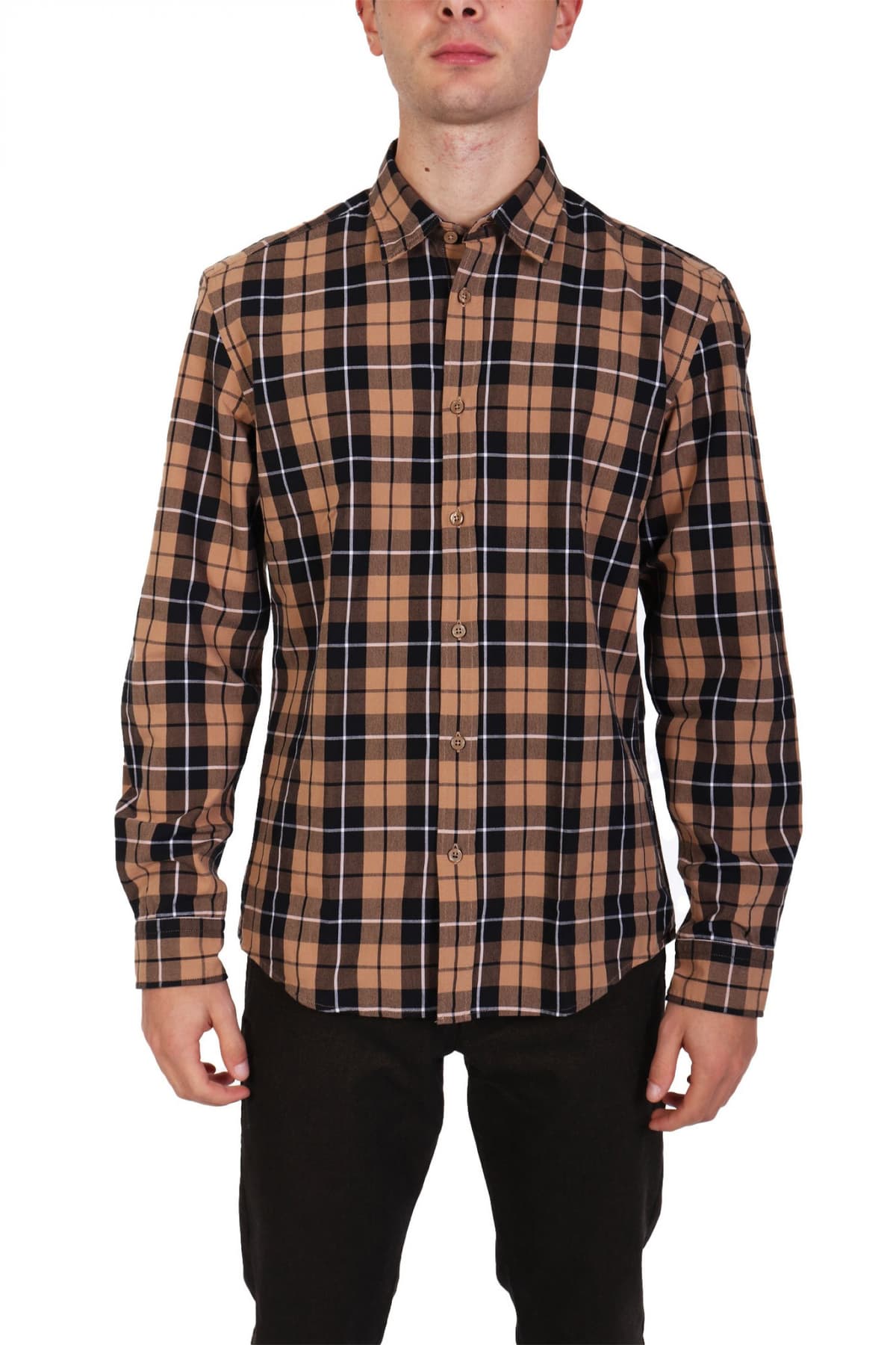 Men's Shirts Boss Beige