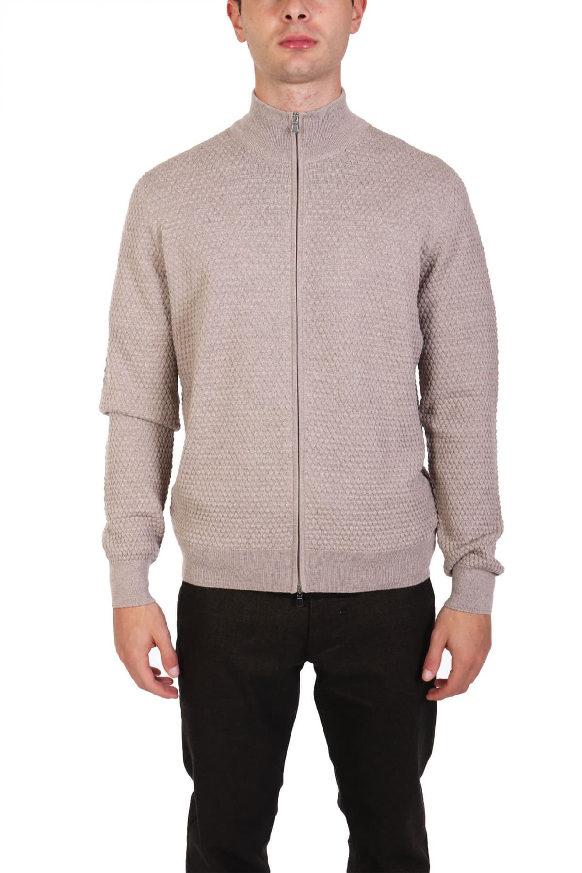 Men's Cardigans Gran Sasso Beige