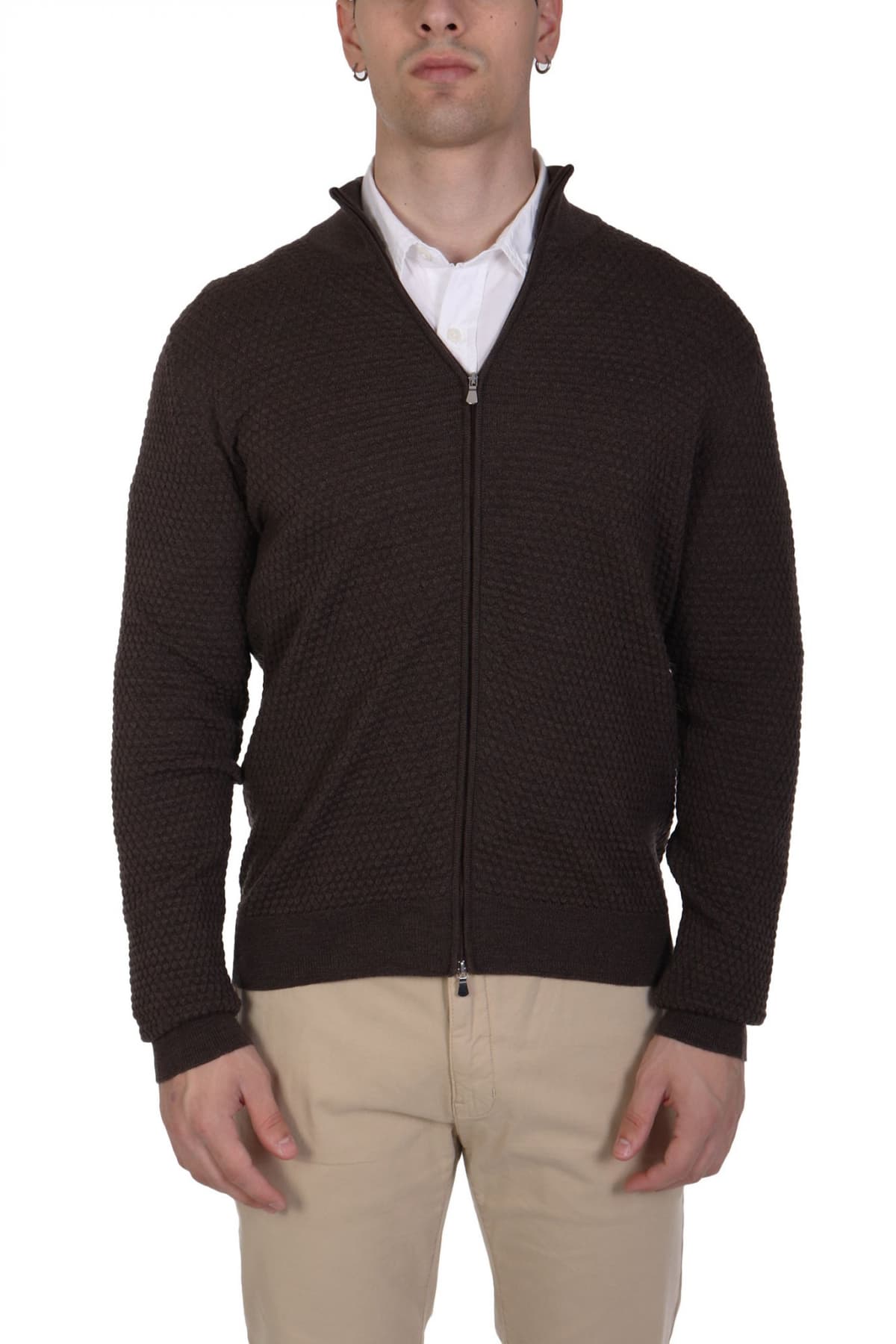 Men's Cardigans Gran Sasso Beige