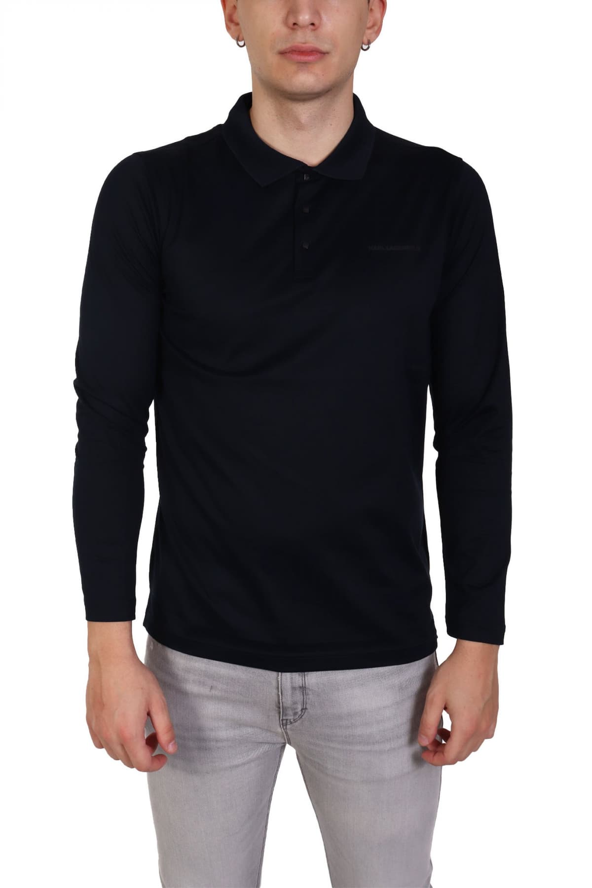 Men's Polo Shirts Karl Lagerfeld Black