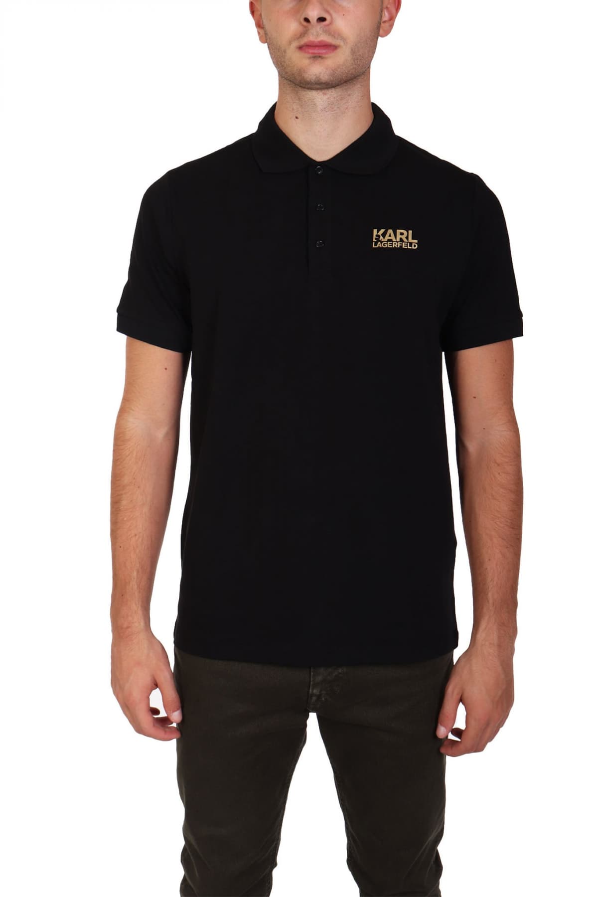 Men's Polo Shirts Karl Lagerfeld Black