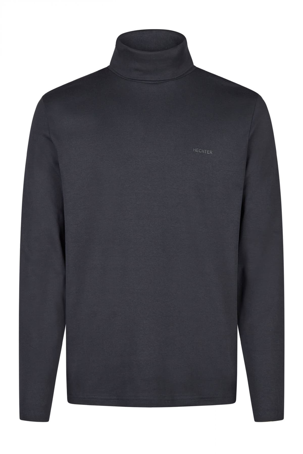 HECHTER T-SHIRT JERSEY ROLLNECK LOGO ΜΠΟΡΝΤΩ