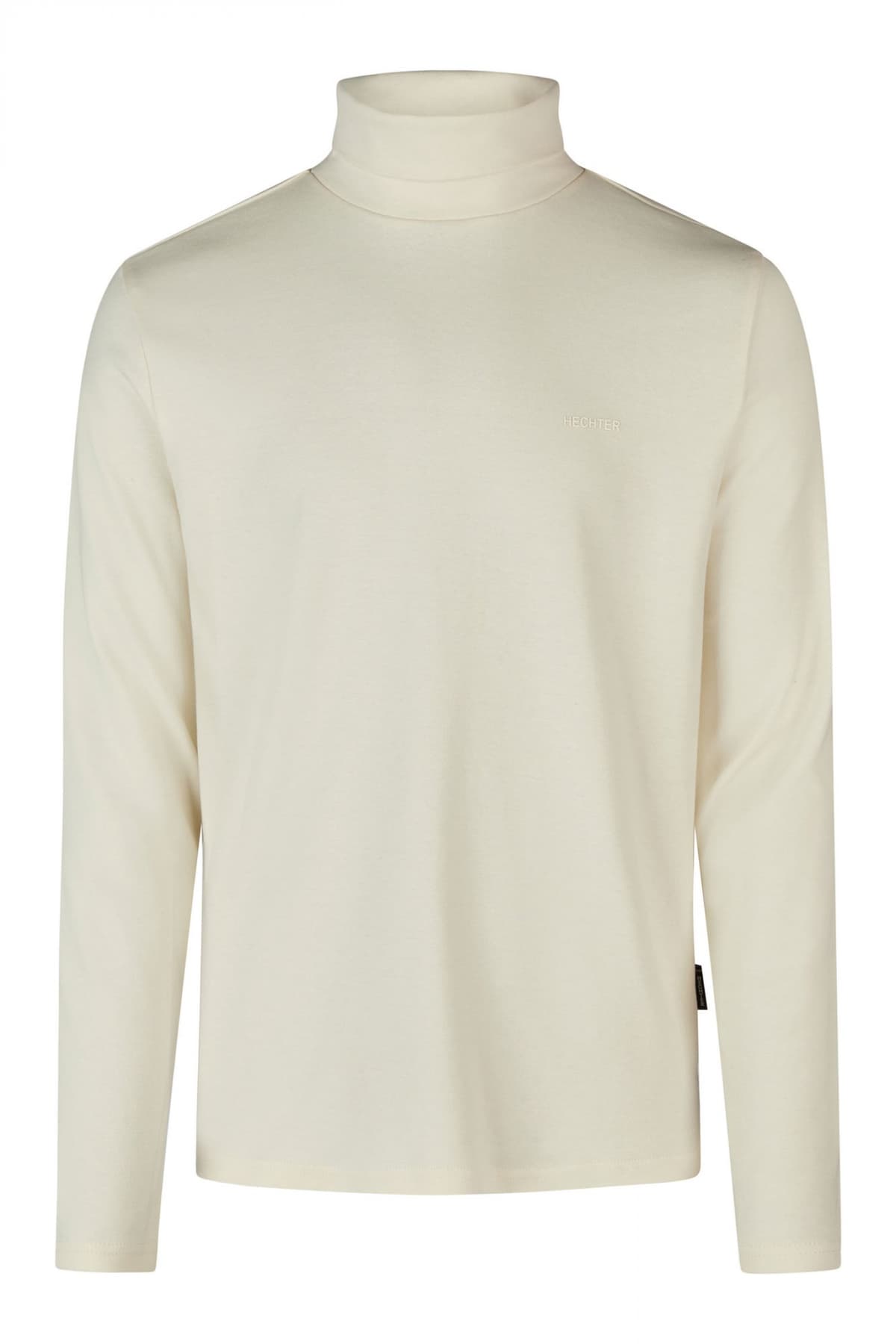 HECHTER T-SHIRT JERSEY ROLLNECK LOGO ΜΠΟΡΝΤΩ