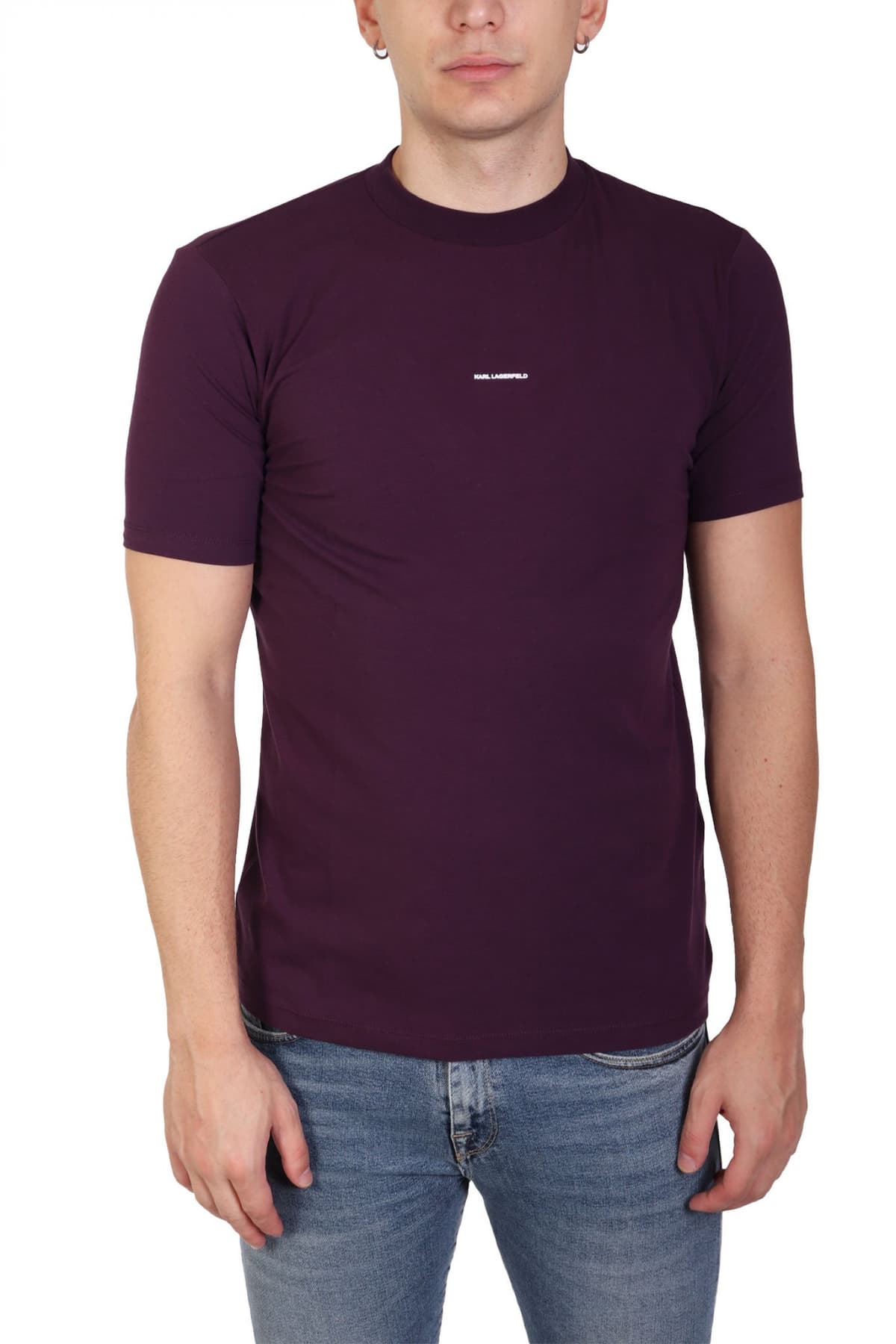 Men's T-Shirts Karl Lagerfeld Purple
