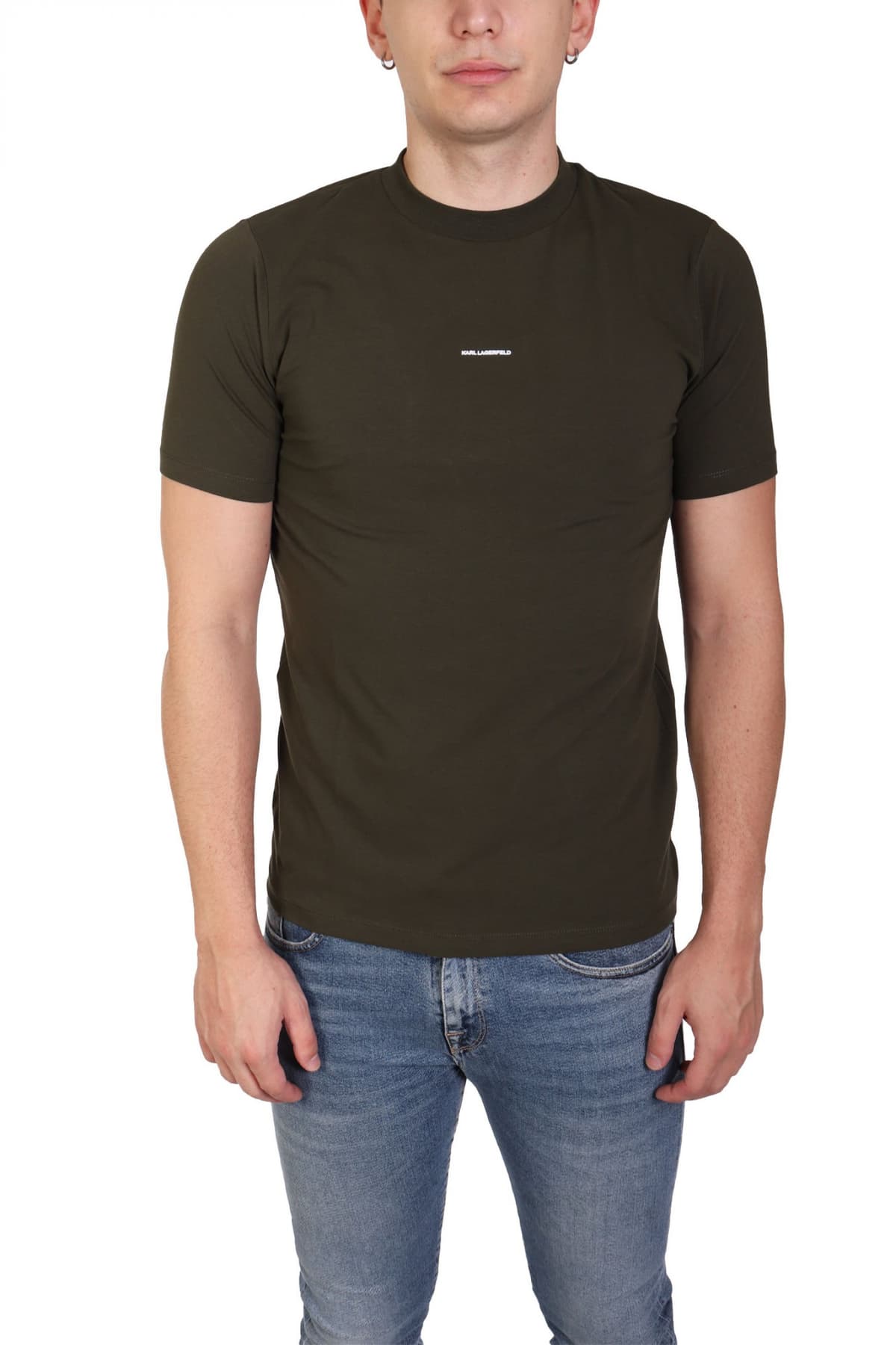 Men's T-Shirts Karl Lagerfeld Khaki