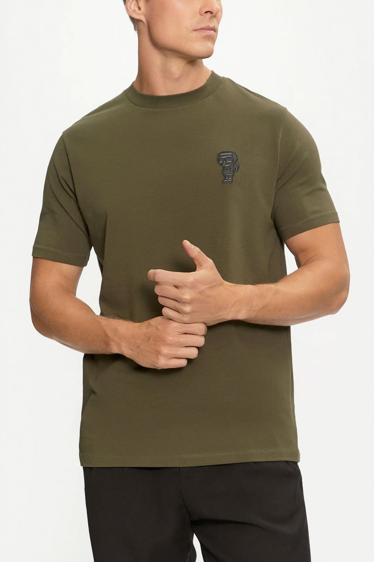 Men's T-Shirts Karl Lagerfeld Khaki