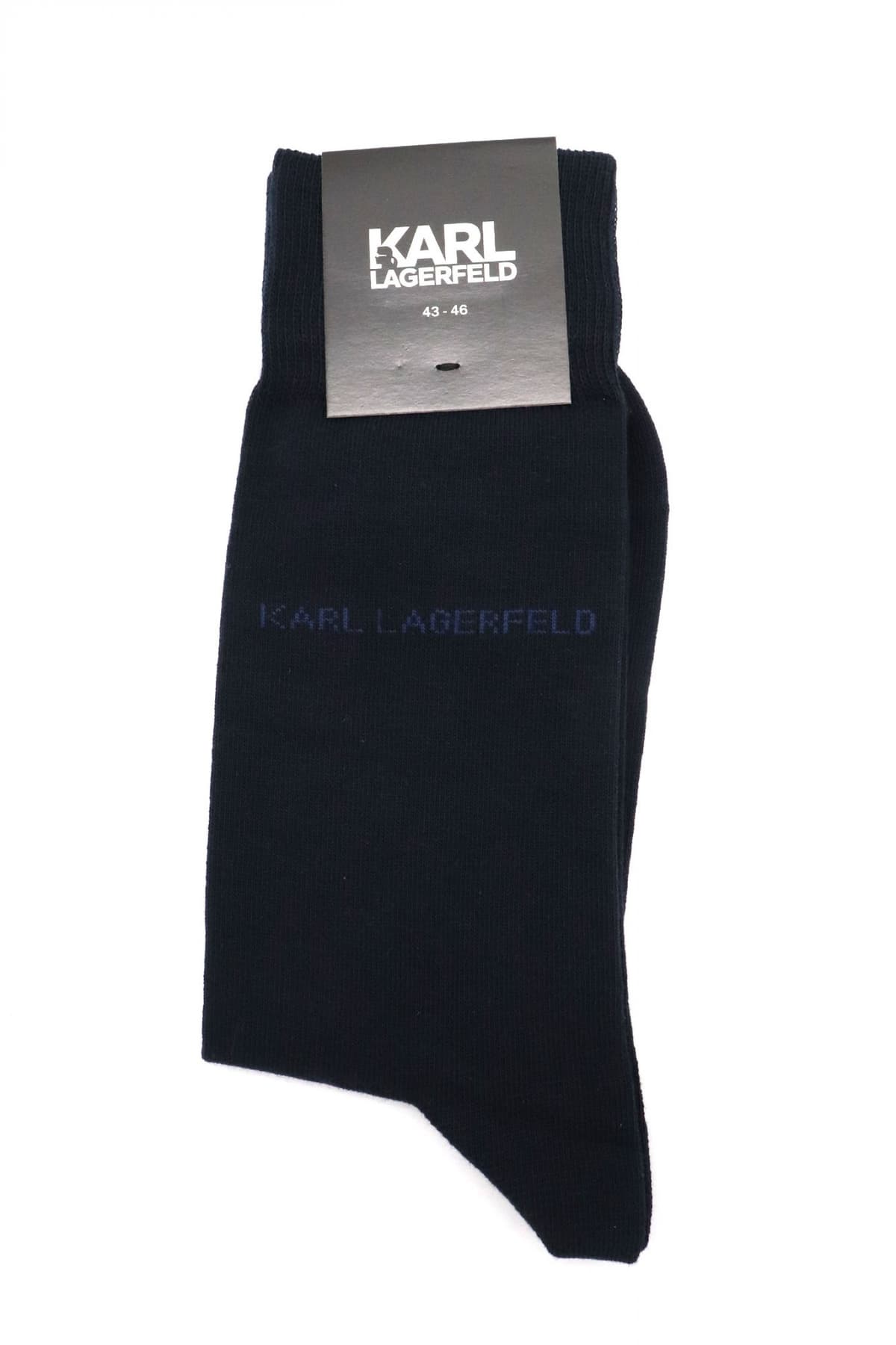 KARL LAGERFELD ΚΑΛΤΣΕΣ LOGO ΜΠΛΕ