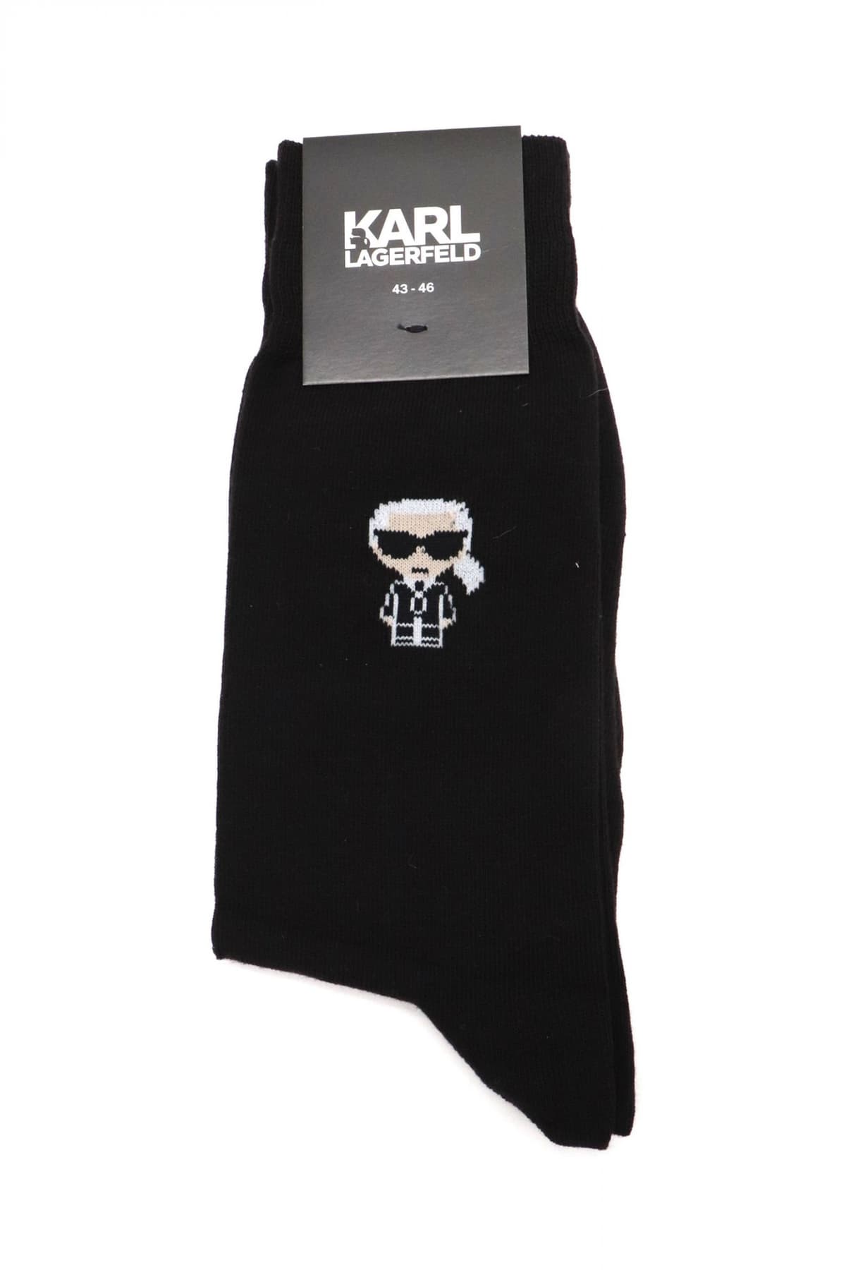 KARL LAGERFELD ΚΑΛΤΣΕΣ LOGO ΜΠΛΕ