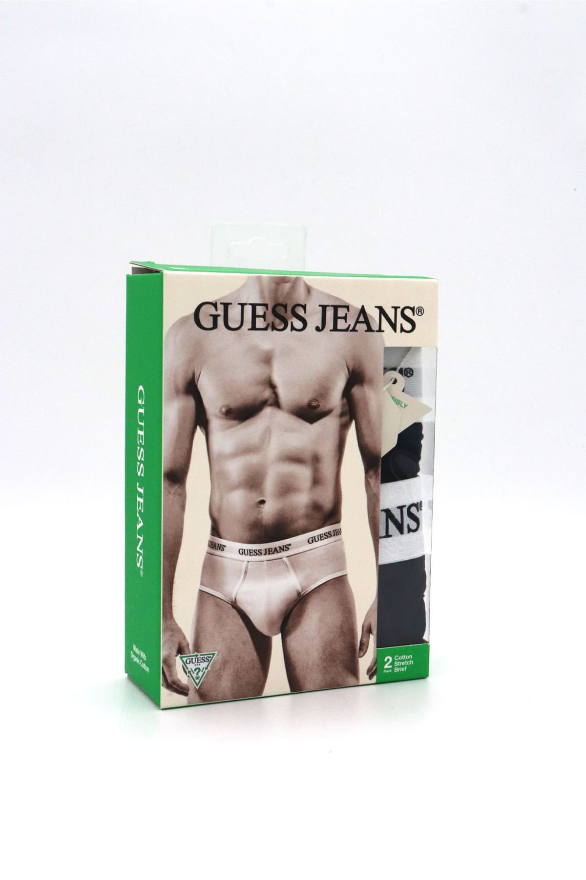 GUESS JEANS ΣΕΤ ΕΣΩΡΟΥΧΑ 2PACK COTTON STRETCH BRIEF ΜΠΛΕ