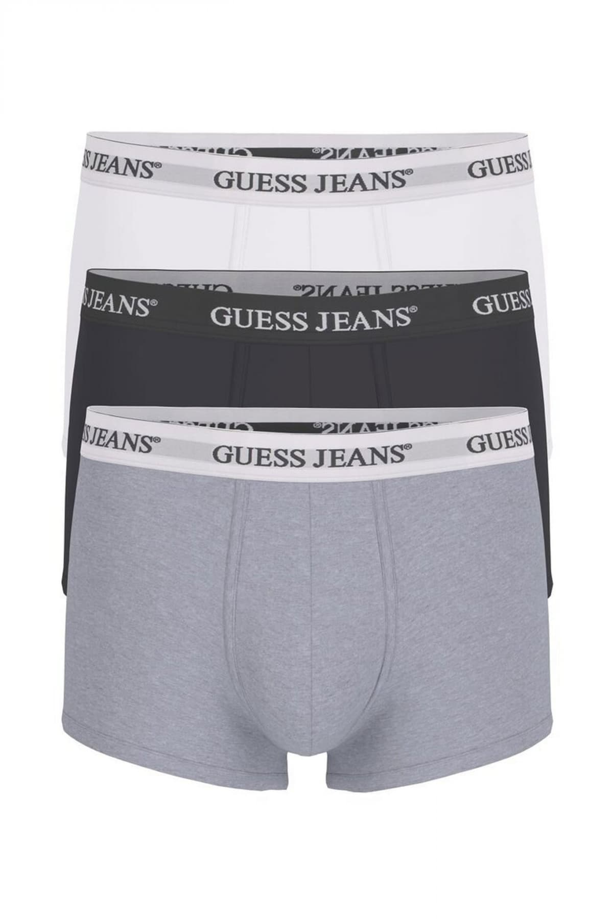 GUESS JEANS ΣΕΤ ΕΣΩΡΟΥΧΑ 3PACK COTTON STRETCH TRUNK ΜΑΥΡΟ