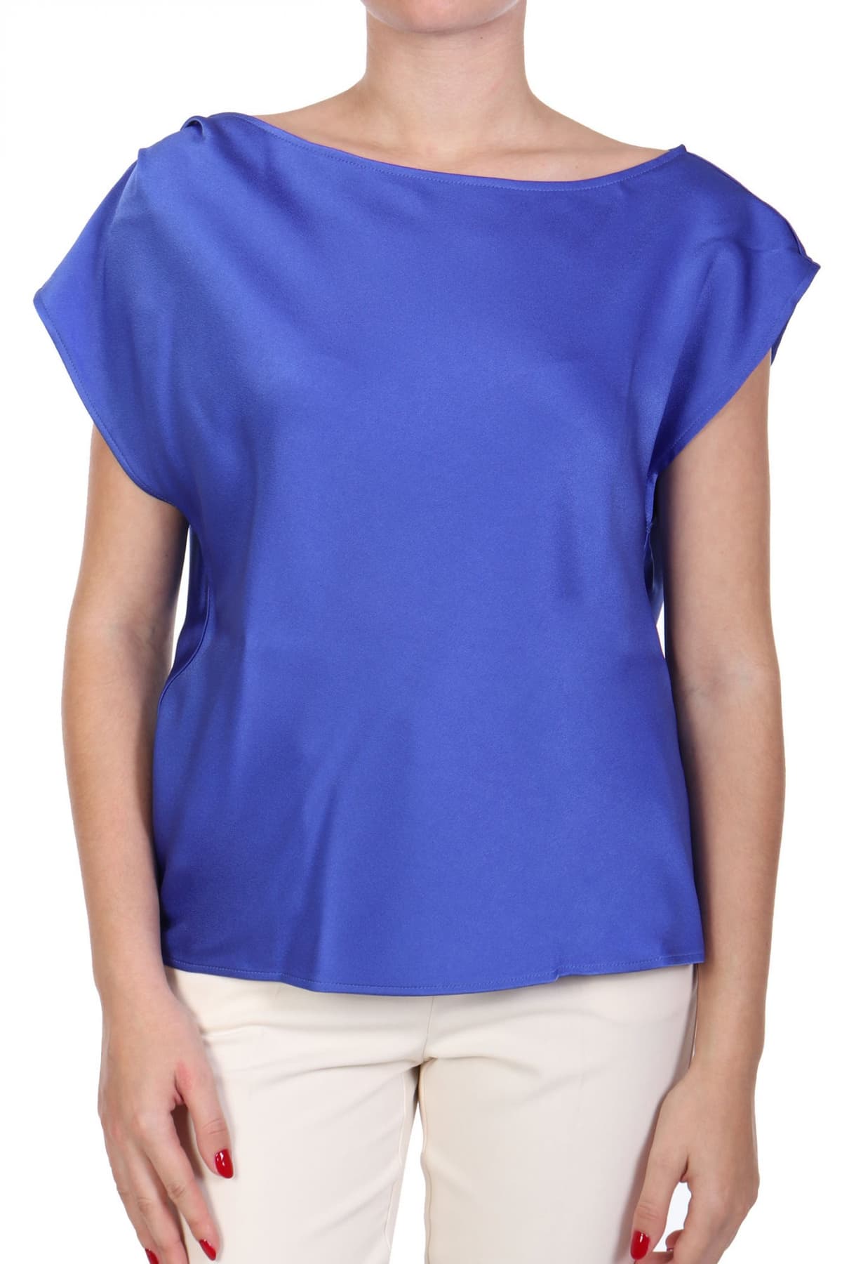 MARELLA EMME ΜΠΛΟΥΖΑ NOCHER ΣΑΤΕΝ ΜΠΛΕ