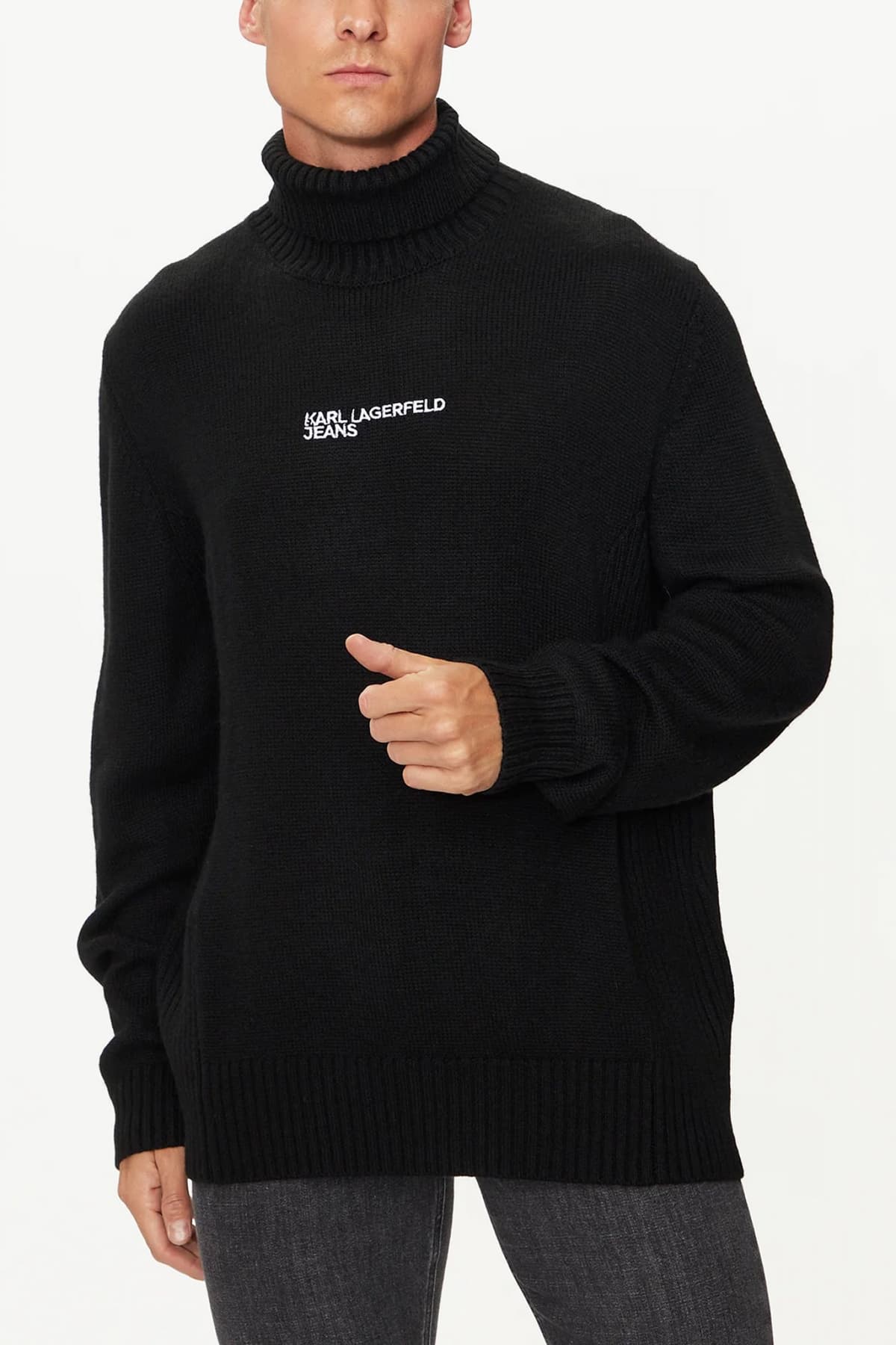 Men's Turtlenecks Karl Lagerfeld Jeans Black