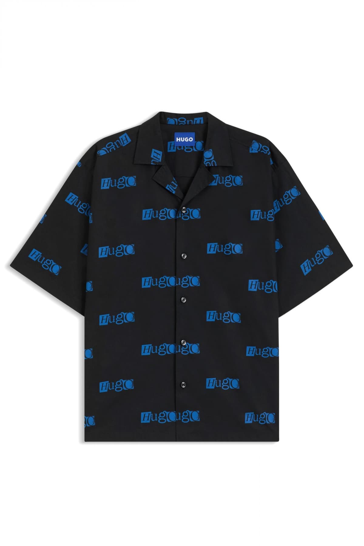 Men's Shirts Hugo Blue Black