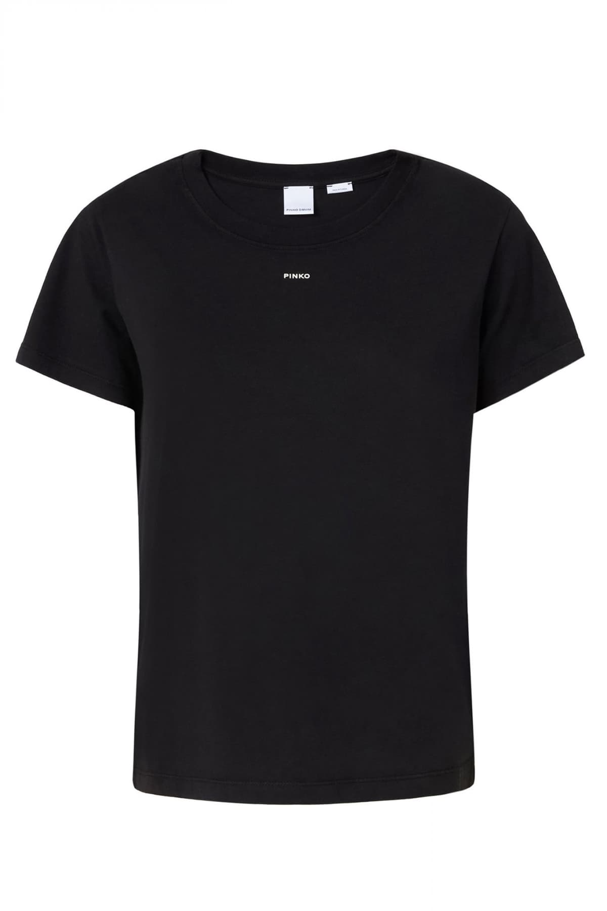 PINKO ΓΥΝΑΙΚΕΙΟ ΜΠΛΟΥΖΑΚΙ BASICO T-SHIRT ΜΑΥΡΟ