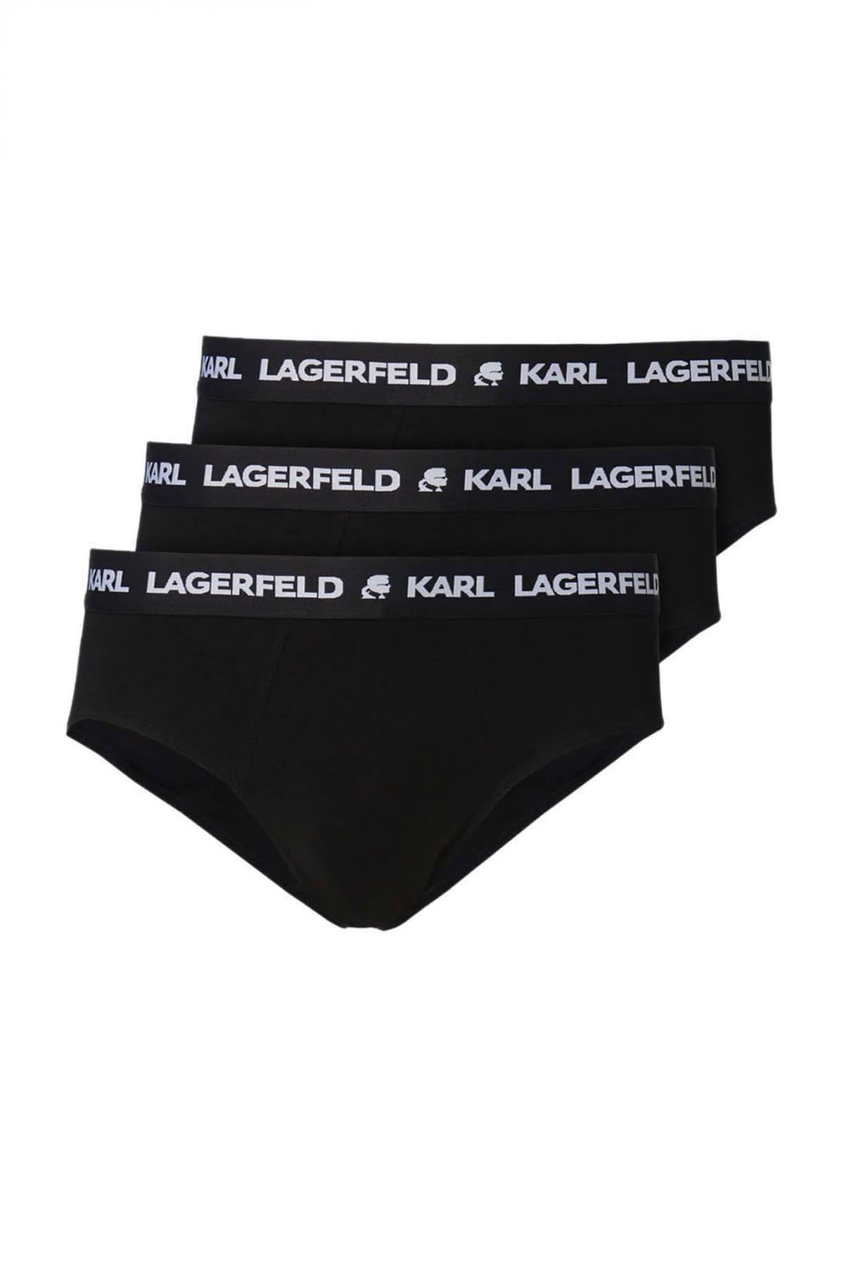 KARL LAGERFELD ΕΣΩΡΟΥΧΑ 3PACK BRIEF LOGO ΜΑΥΡΟ-ΛΕΥΚΟ-ΜΠΛΕ
