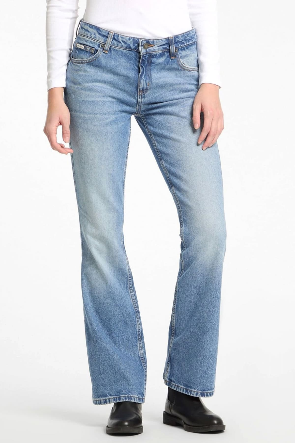 GUESS JEANS ΠΑΝΤΕΛΟΝΙ JEANS G09 BOOTCUT ΜΠΛΕ