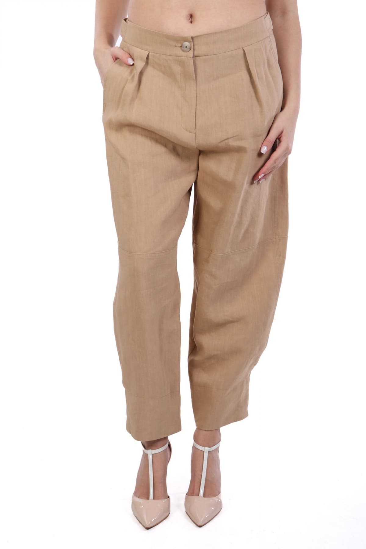 Women's Pants Marella Beige