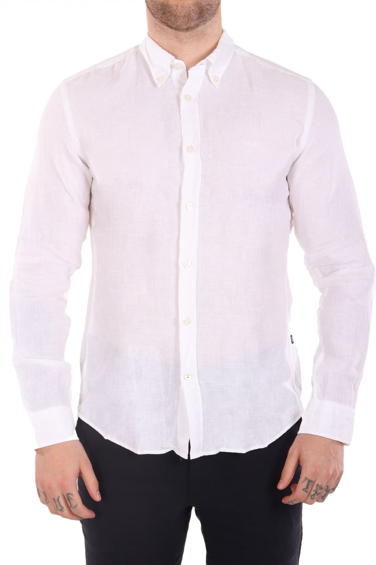 Men's Shirts Boss Khaki