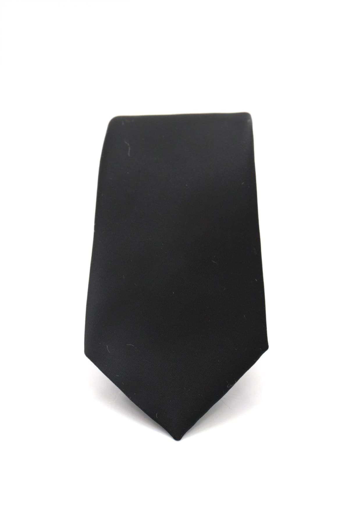 HUGO ΓΡΑΒΑΤΑ TIE CM 6 ΜΑΥΡΟ