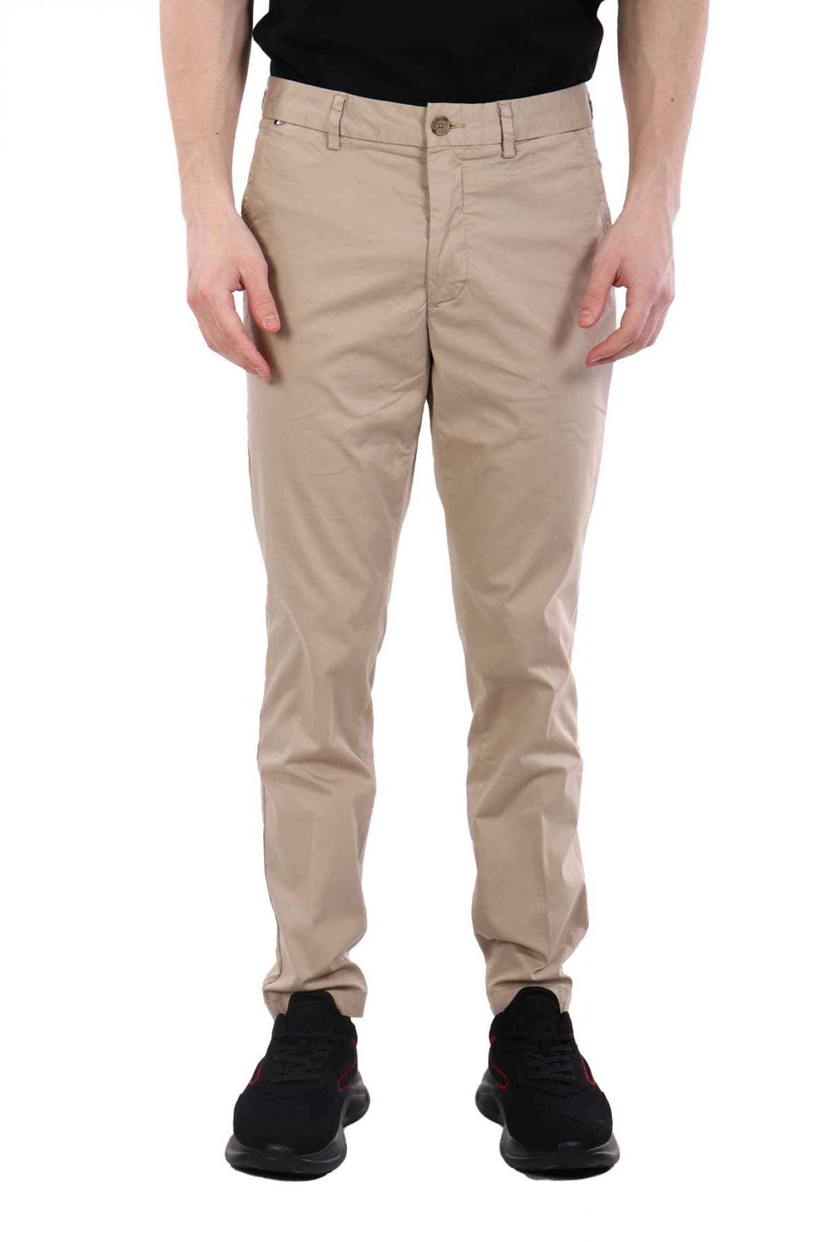 BOSS ΠΑΝΤΕΛΟΝΙ CHINO SLIM FIT H-KAITON ΜΠΕΖ