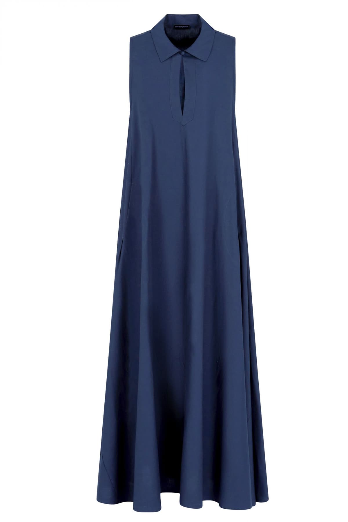 EMPORIO ARMANI ΦΟΡΕΜΑ MAXI ΜΕ ΓΙΑΚΑ ΜΠΛΕ