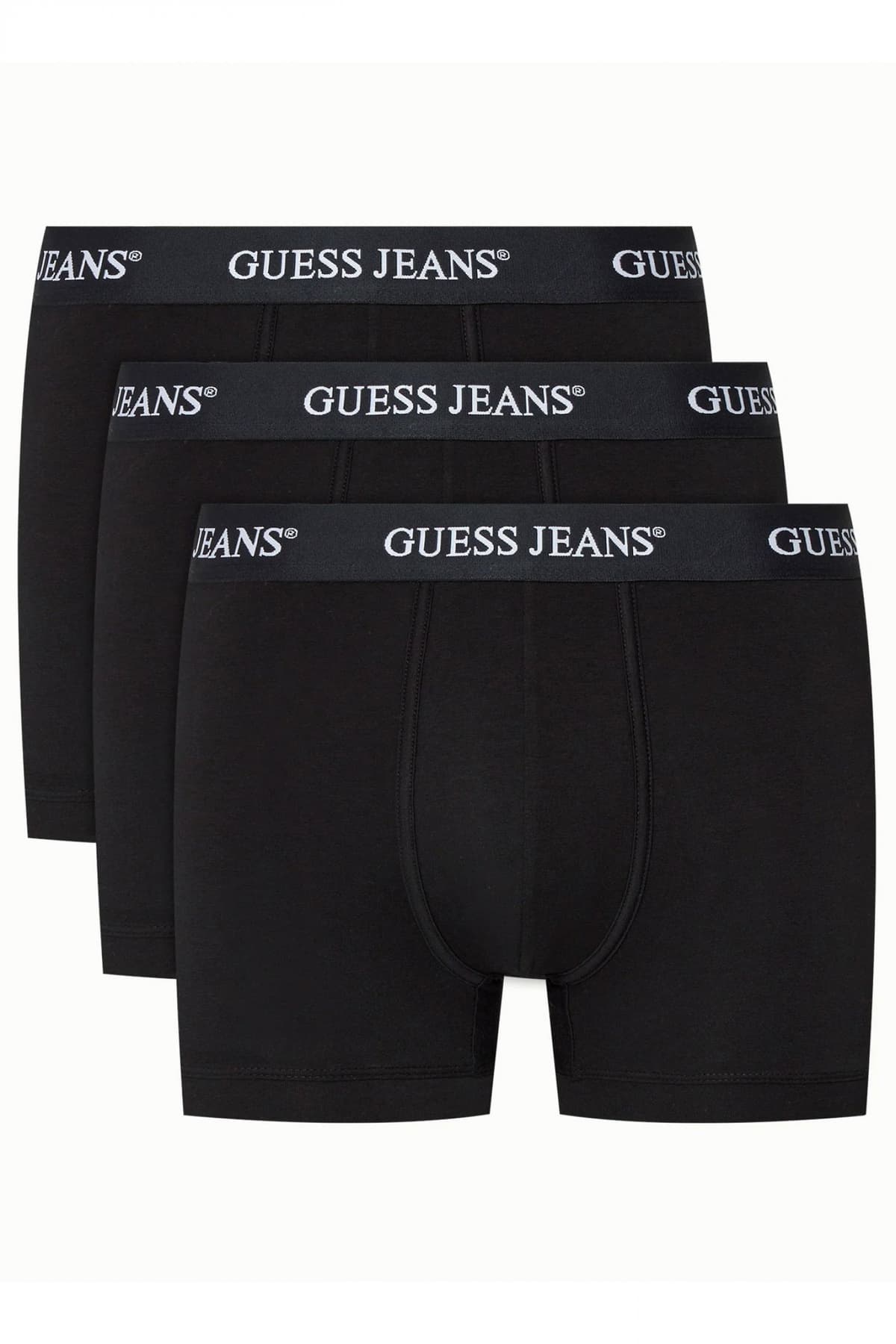 GUESS JEANS ΣΕΤ ΕΣΩΡΟΥΧΑ 3PACK COTTON STRETCH TRUNK ΜΑΥΡΟ