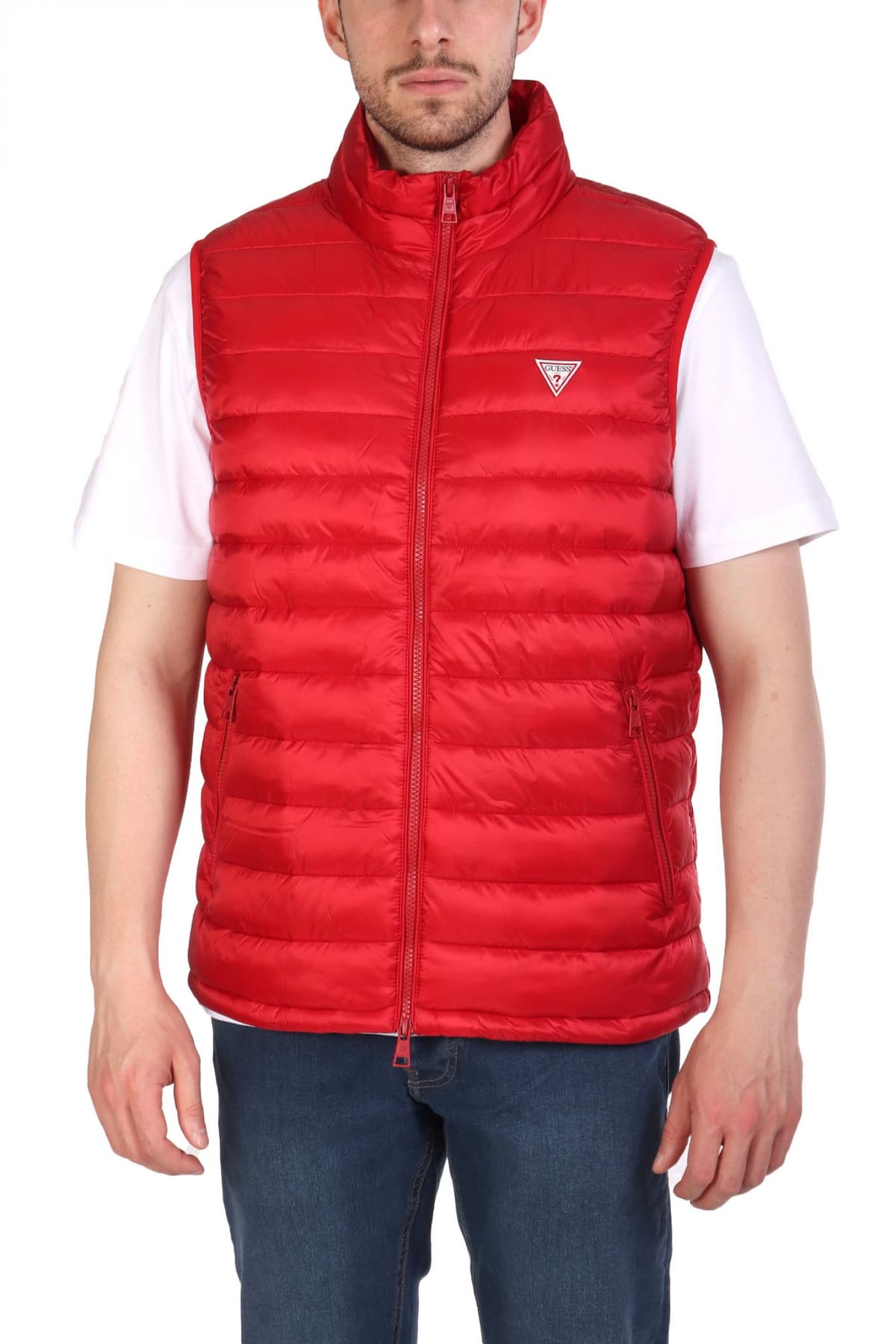 Men's Vests Guess Jeans Ecru