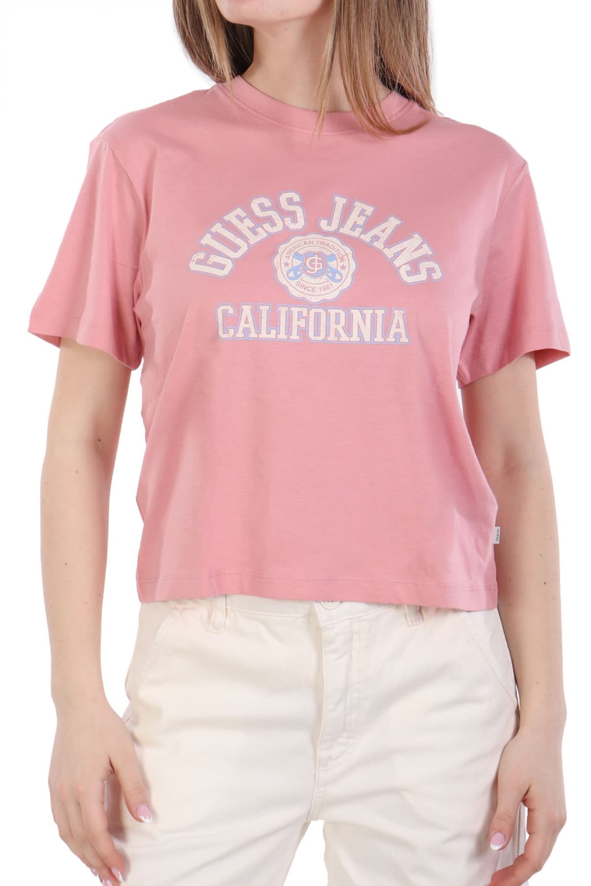 Women's Tops Guess Jeans Pink