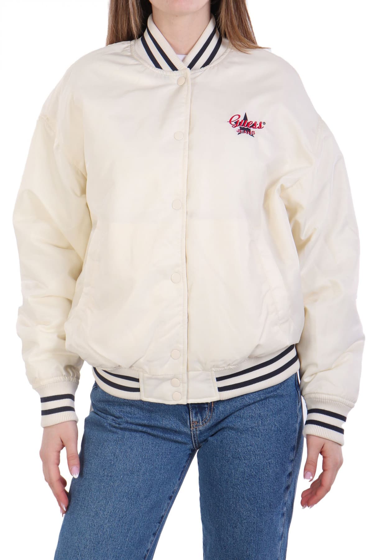 Women's Jackets & Coats Guess Jeans Beige