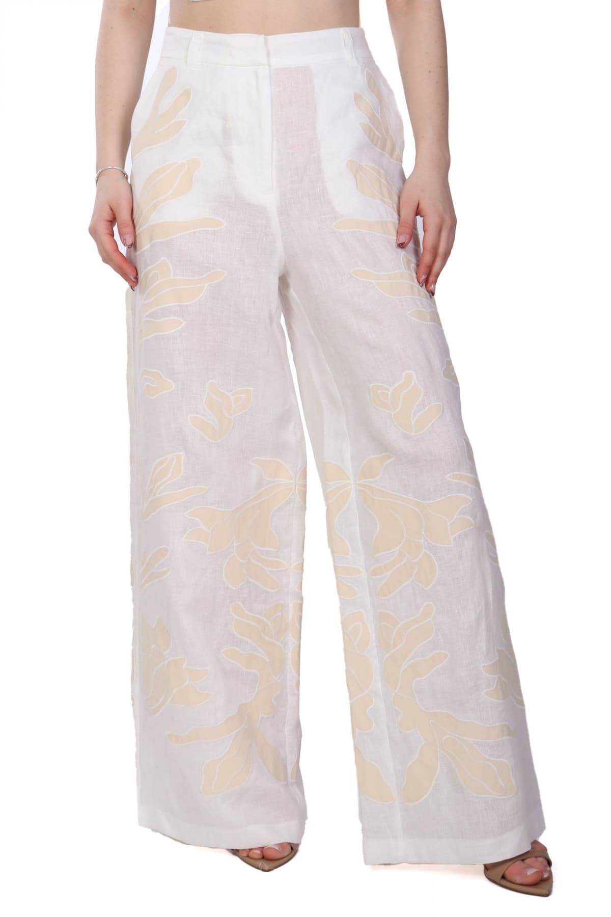 Women's Pants Marella Ecru
