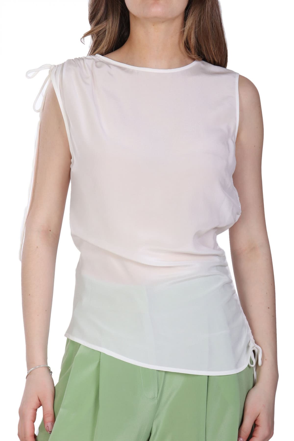 MARELLA TOP OIDIO ΣΟΥΡΑ ΣΤΟ ΠΛΑΙ ΥΠΟΛΕΥΚΟ