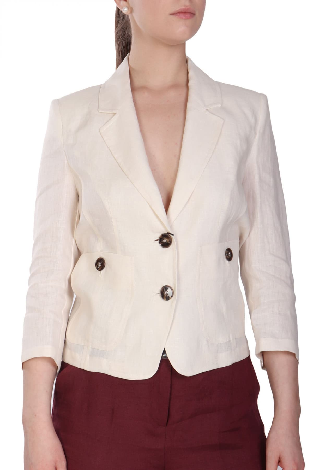 Women's Blazers Marella Ecru